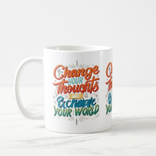 Mug Changez vos pensées et changez votre monde (Gauche)