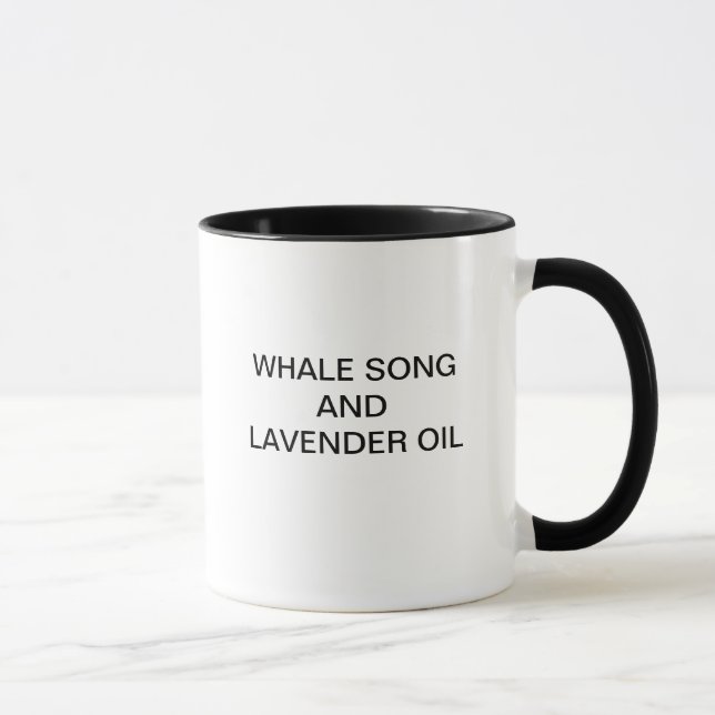 MUG CHANSON DE BALEINE ET ESSENCE DE LAVANDE (Droite)
