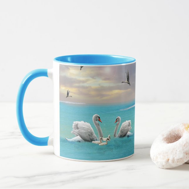 Mug Chanson Du Cygne Blanc, (Avec donut)