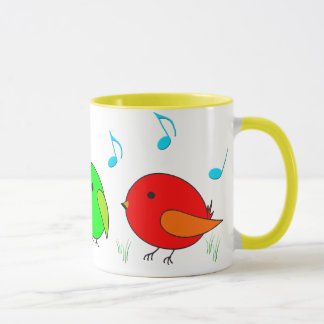 Mug chant de trois birdies