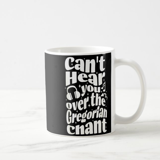 Mug Chant grégorien drôle catholique traditionnel lati (Droite)