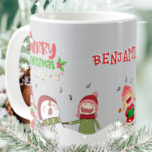 Mug Chanter Enfants Snowman Joyeux Noël