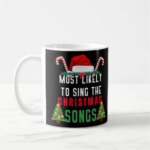 Mug Chanter les chansons de Noël 2024