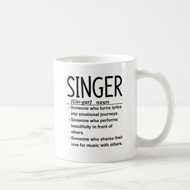 Mug Chanteur (Droite)
