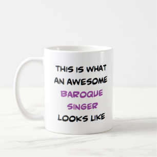 Mug chanteur baroque, génial