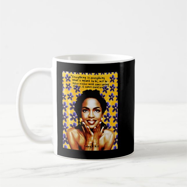 Mug Chanteur cool Funny Cadeau Lauryn Hills fans (Gauche)