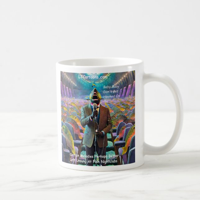 Mug Chanteur de club de nuit de poissons Rick Londres  (Droite)