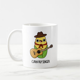 Mug Chanteur de corne Funny Corn Pun