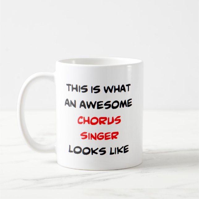 Mug chanteuse de choeur, génial (Gauche)