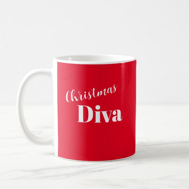 Mug Chanteuse d'opéra de Noël Musicienne Musique à thè (Gauche)