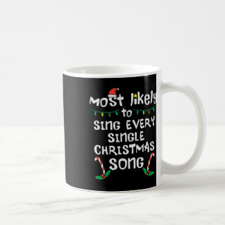Mug Chantez probablement chaque Chanson de Noël Xmas M