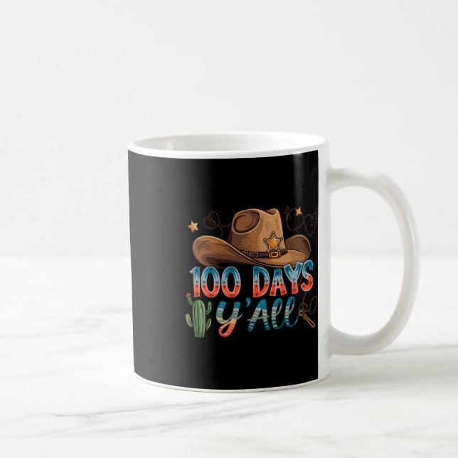 Mug Chapeau de Cowboy Occidental 100 Jours Vous Tous 1 (Droite)