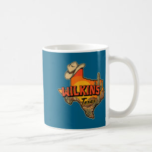 Mug Chapeau de cowboy vintage Wilkins Texas Désert Cac