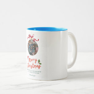 Mug Chapeau de Père Noël Famille Joyeux Noël Rouge