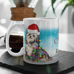 Mug Chapeau de Père Noël personnalisé Joyeux Noël Amat