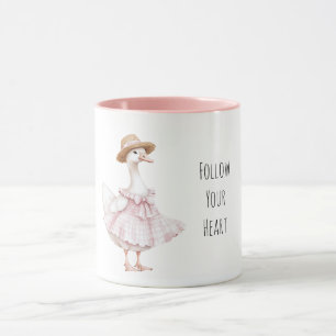 Mug Chapeau de robe rose d'oie