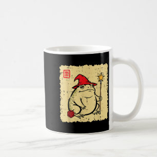 Mug Chapeau de sorcier de dés D20 de gamer grenouille
