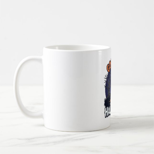 Mug Chapeau de sorcière citrouille d'oie Halloween de  (Gauche)