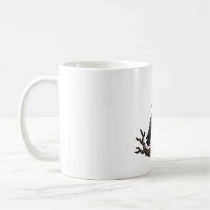 Mug Chapeau de sorcière corbeau Art gothique Halloween