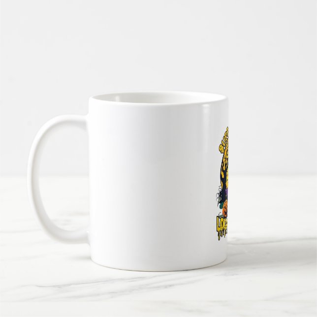 Mug Chapeau de sorcière de chat Halloween Soutenir les (Gauche)