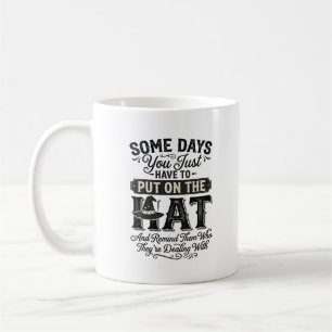 Mug Chapeau de sorcière vintage typographie drôle de c