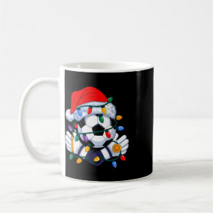Mug Chapeau de sport de Noël Soccer Xmas Santa Hommes