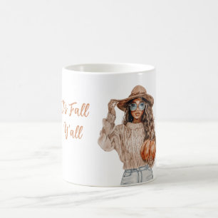 Mug Chapeau Féminin Citrouille C'est l'Automne les Ami