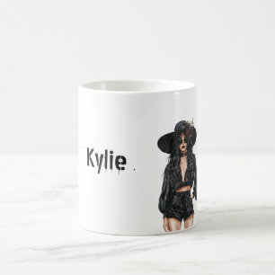 Mug Chapeau Fille Gothique Shorts Personnalisés