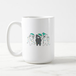 Mug chapeaux de fête, lumières de Noël