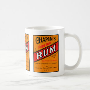 Mug Chapins Pure Vieux Étiquette de rhum