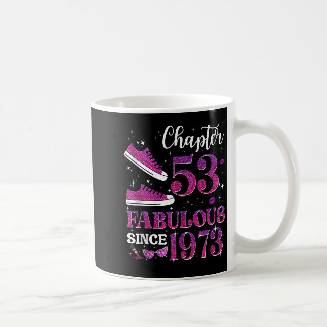Mug Chapitre 53 Fabuleux depuis 1973 Fille pour 53e an (Droite)