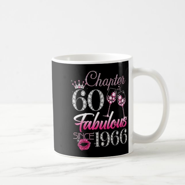Mug Chapitre 60 Fabuleux depuis 1966 60e anniversaire (Droite)