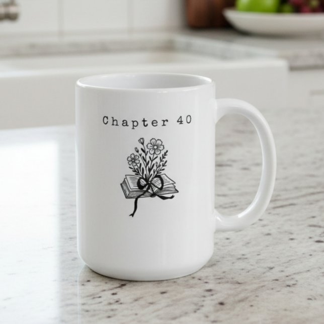 Mug Chapter 40 Coquette Book Wildflowers (Créateur téléchargé)