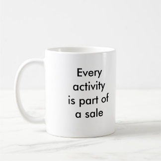 Mug Chaque activité fait partie d'une vente