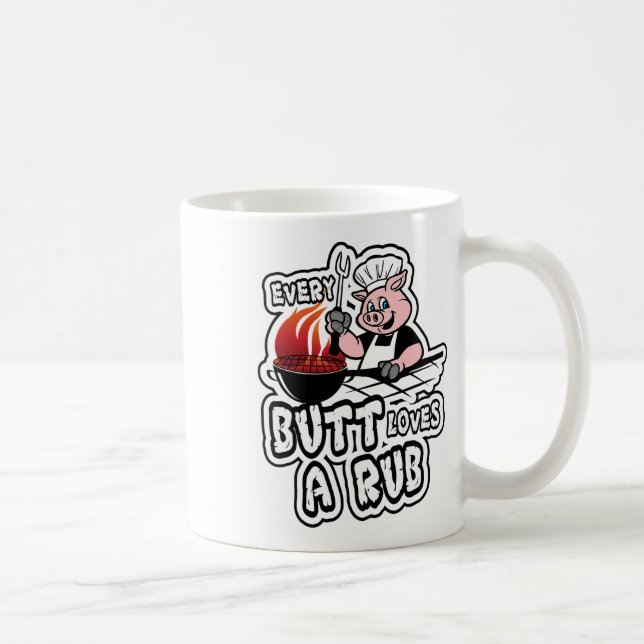 Mug Chaque Beurre Aime Un Fumeur De Viande Fruit (Droite)