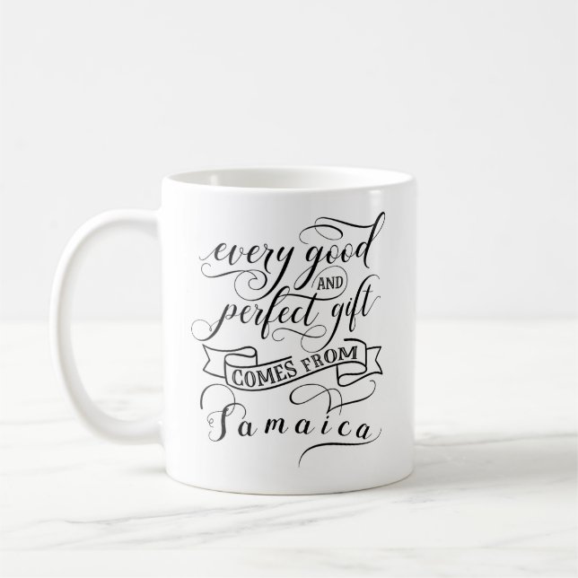 Mug Chaque Bon Et Parfait Cadeau Vient De Jamaïque (Gauche)