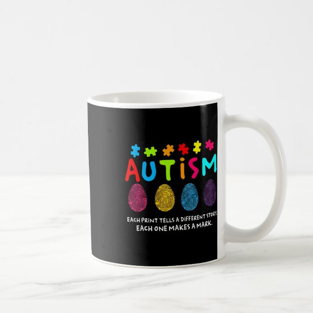 Mug Chaque empreinte raconte une histoire différente A (Droite)