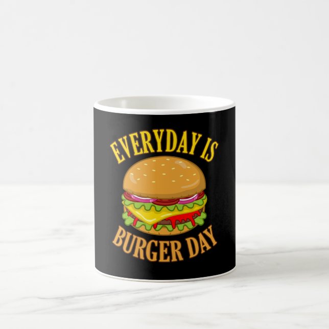 Mug Chaque Jour Est Burger Day Cheeseburger Hamburger (Centre)