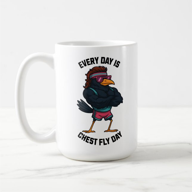 Mug Chaque Jour Est Le Jour De La Poitrine – Entraînem (Gauche)
