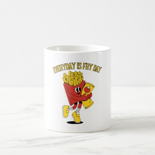Mug Chaque Jour Est Le Jour Des Frites (Centre)