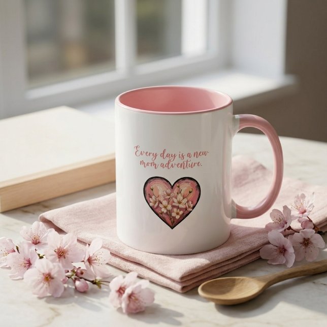 Mug Chaque Jour Est Une Nouvelle Aventure De Maman Des (Créateur téléchargé)