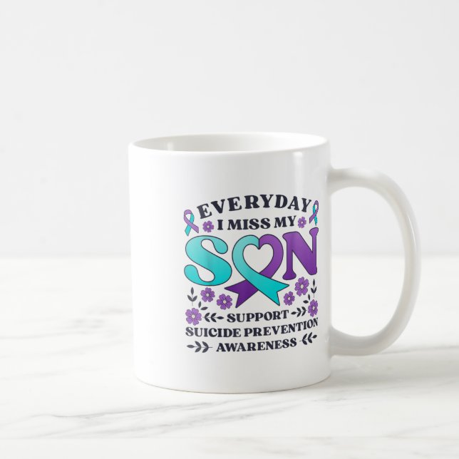 Mug Chaque Jour, Mon Fils Me Manque Pour La Prévention (Droite)