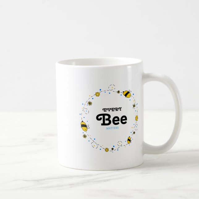 Mug Chaque Sticker Bee S (Droite)