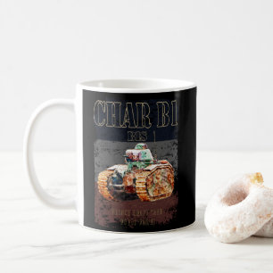 Mug Char B1 Bis French Lourd réservoir de 2ÈME GUERRE