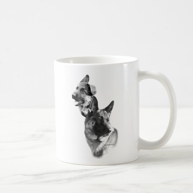 Mug Charbon berger allemand 2 (Droite)
