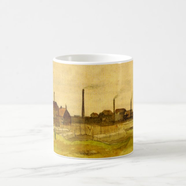 Mug Charbonnage dans le Borinage par Vincent van Gogh (Centre)
