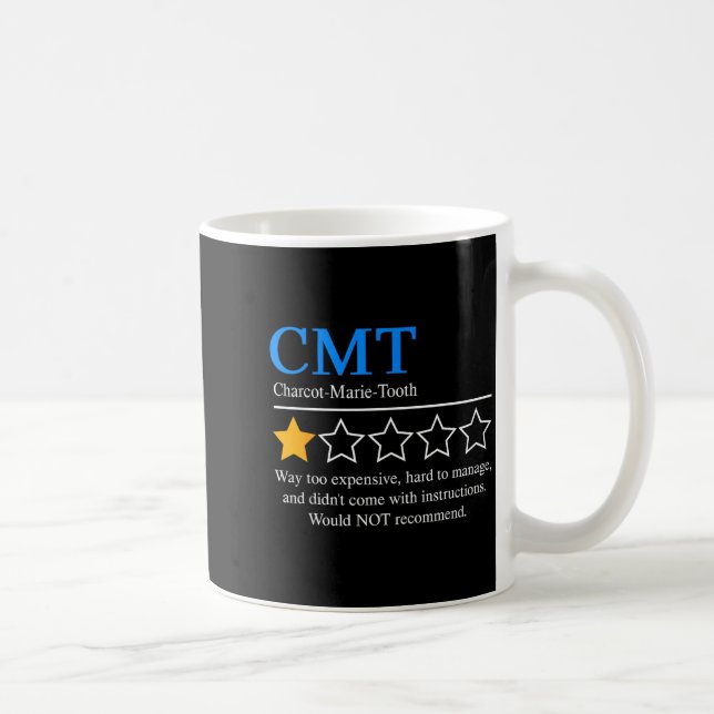Mug Charcot Marie Tooth Disease Awareness Cmt Not Reco (Droite)