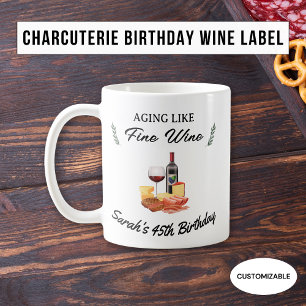 Mug Charcuterie minimaliste & Pique-Nique Vin Annivers