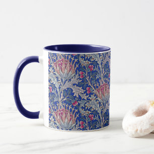 Mug chardon rose bleu