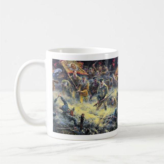 Mug Charge des hommes morts Russie WWI (Gauche)